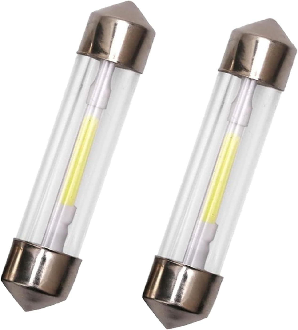 2Pcs RV Refrigerator Light Bulbs, DC12V Replacement RV F Color: 2pcsSize: 41mm