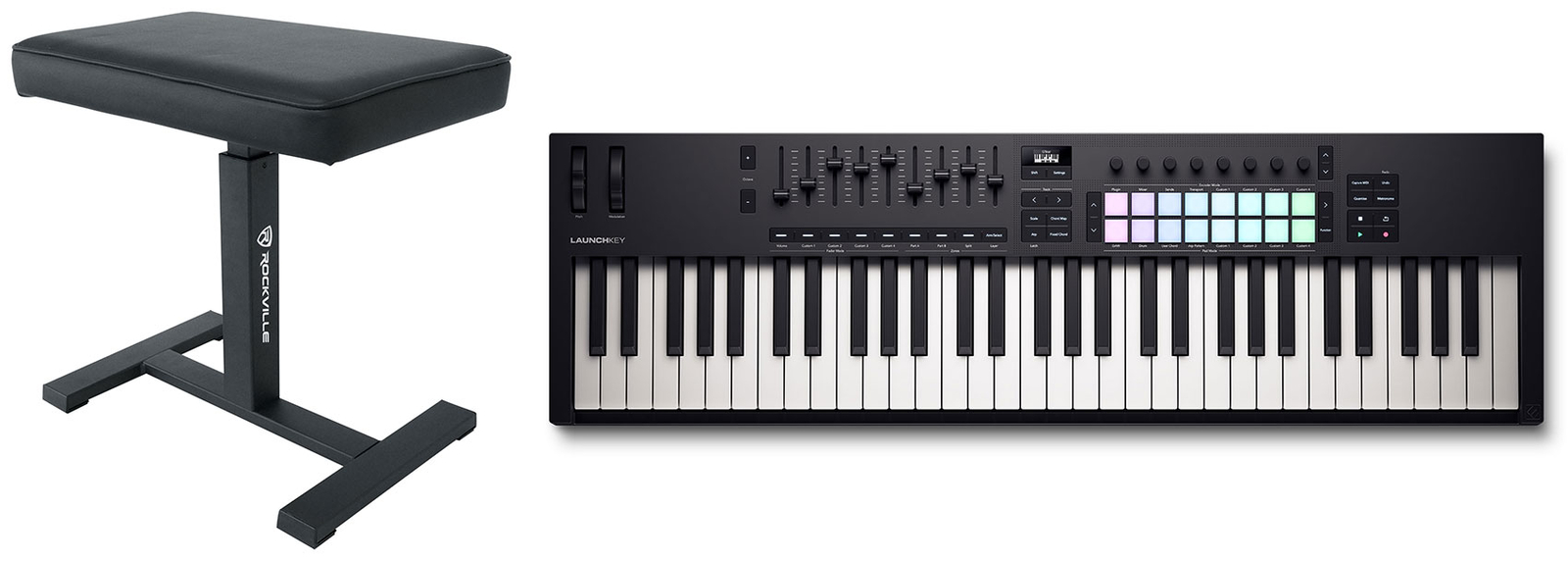 Novation LAUNCHKEY 49 MK4 49-Key USB MIDI Ableton Live Keyboard Controller+Bench