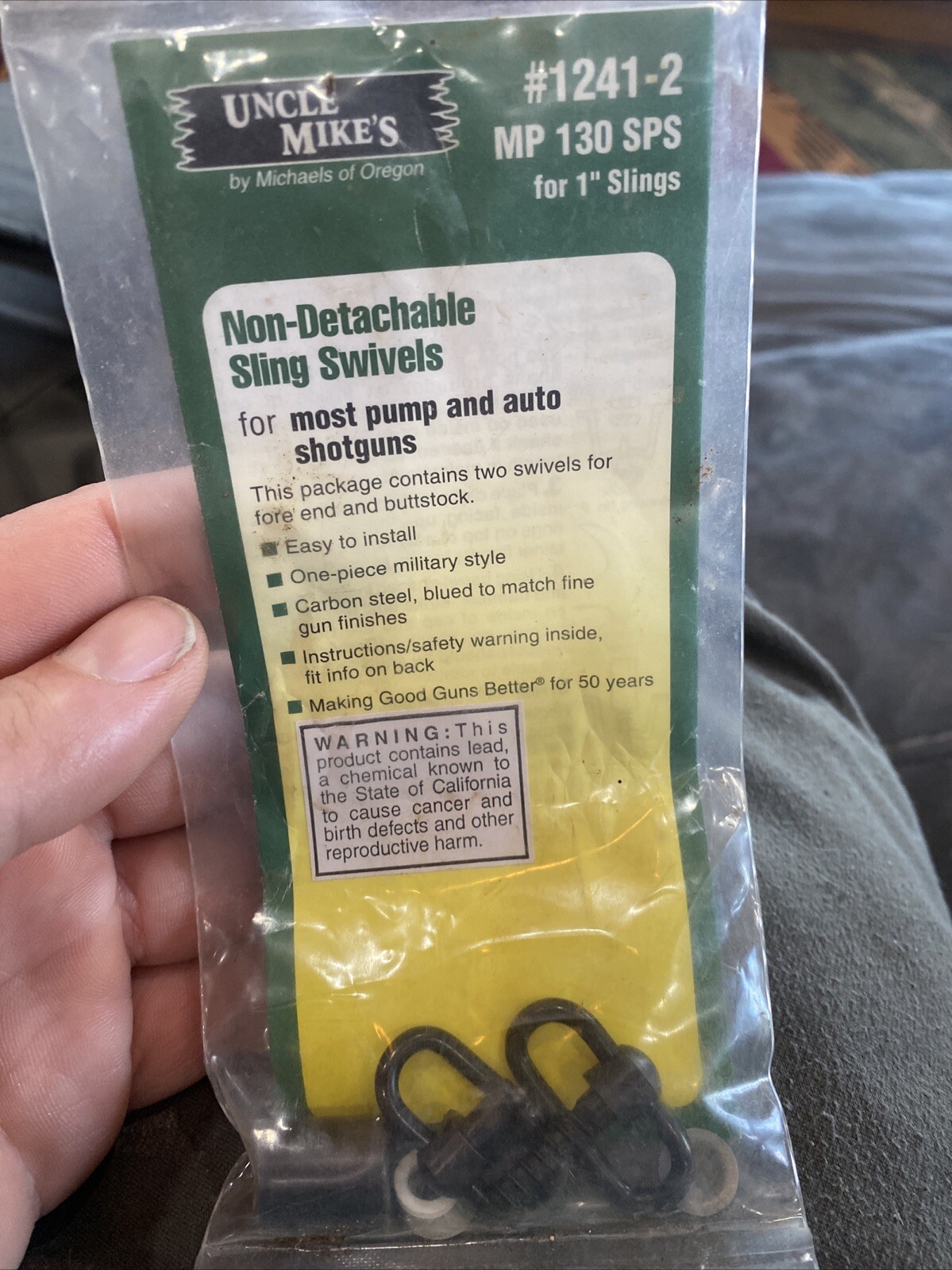 Uncle Mike's Sling Swivel #1241-2 QD MP130 SPS NIP Shotgun