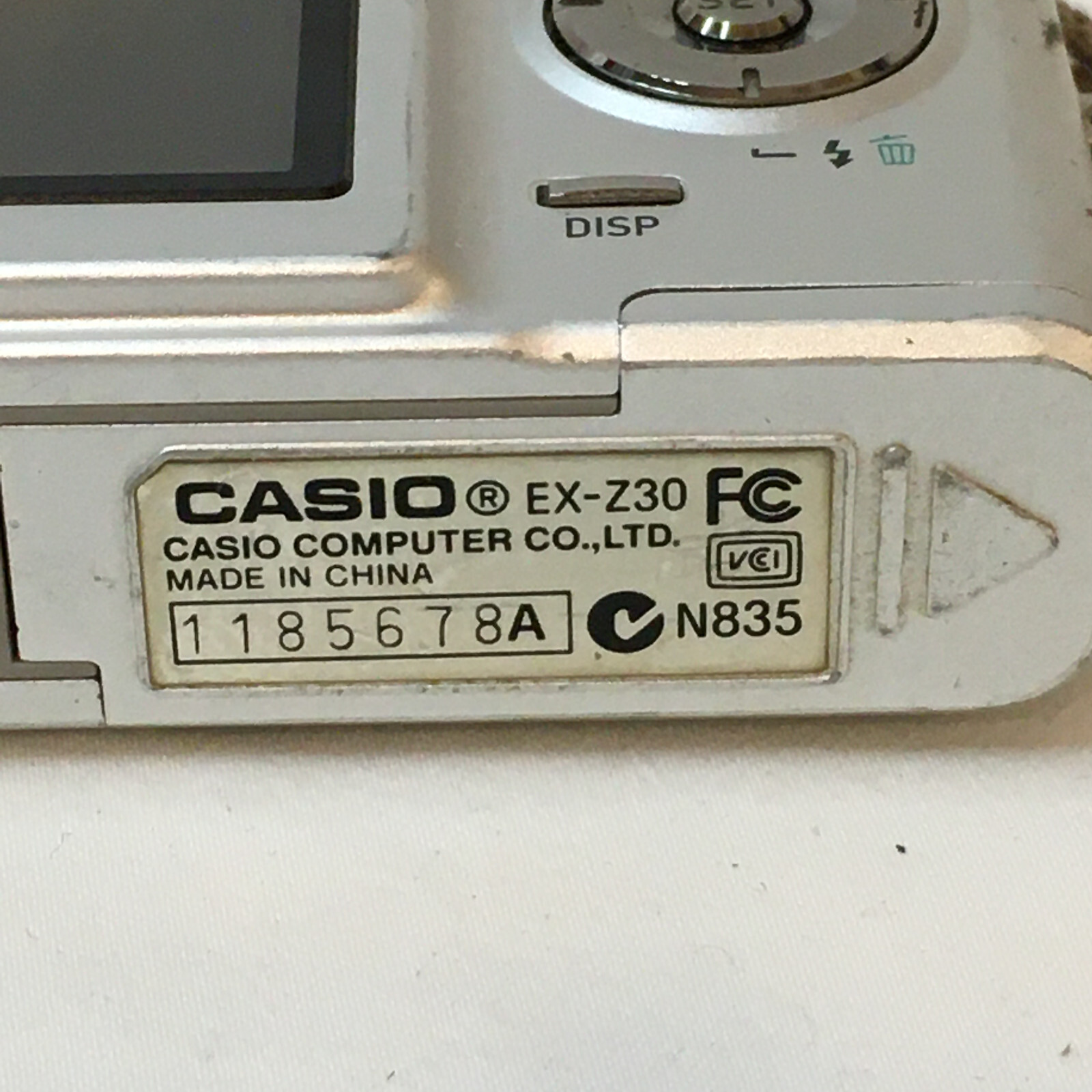 Casio Exilim 3.2 MP Digital Camera No Battery No Charger No Card For Parts Only