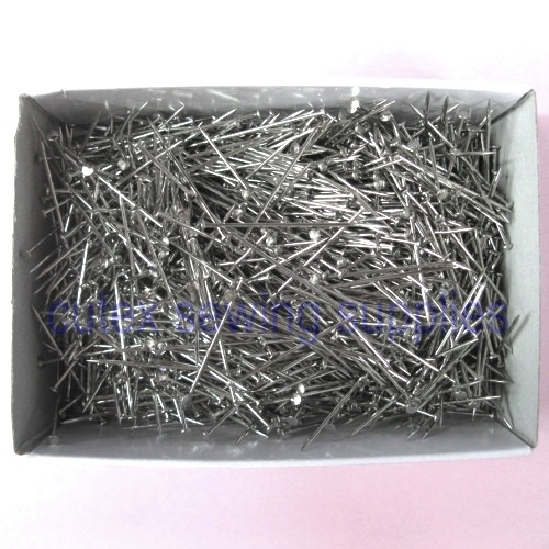 Steel Bank Pins #24 (1-1/2") - 1/2 Lb. Box, Heavy Duty Straight Pins
