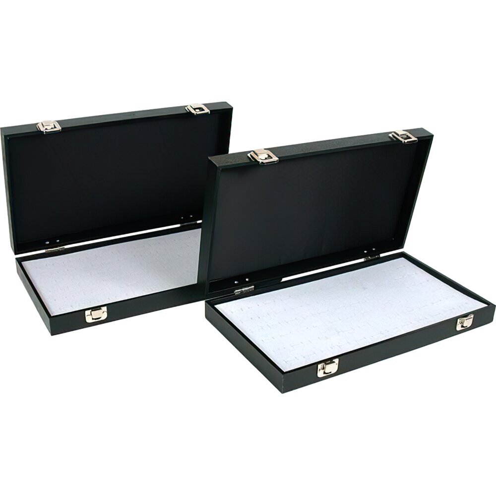 2 72 Slot Gray Ring Jewelry Display & Travel Tray