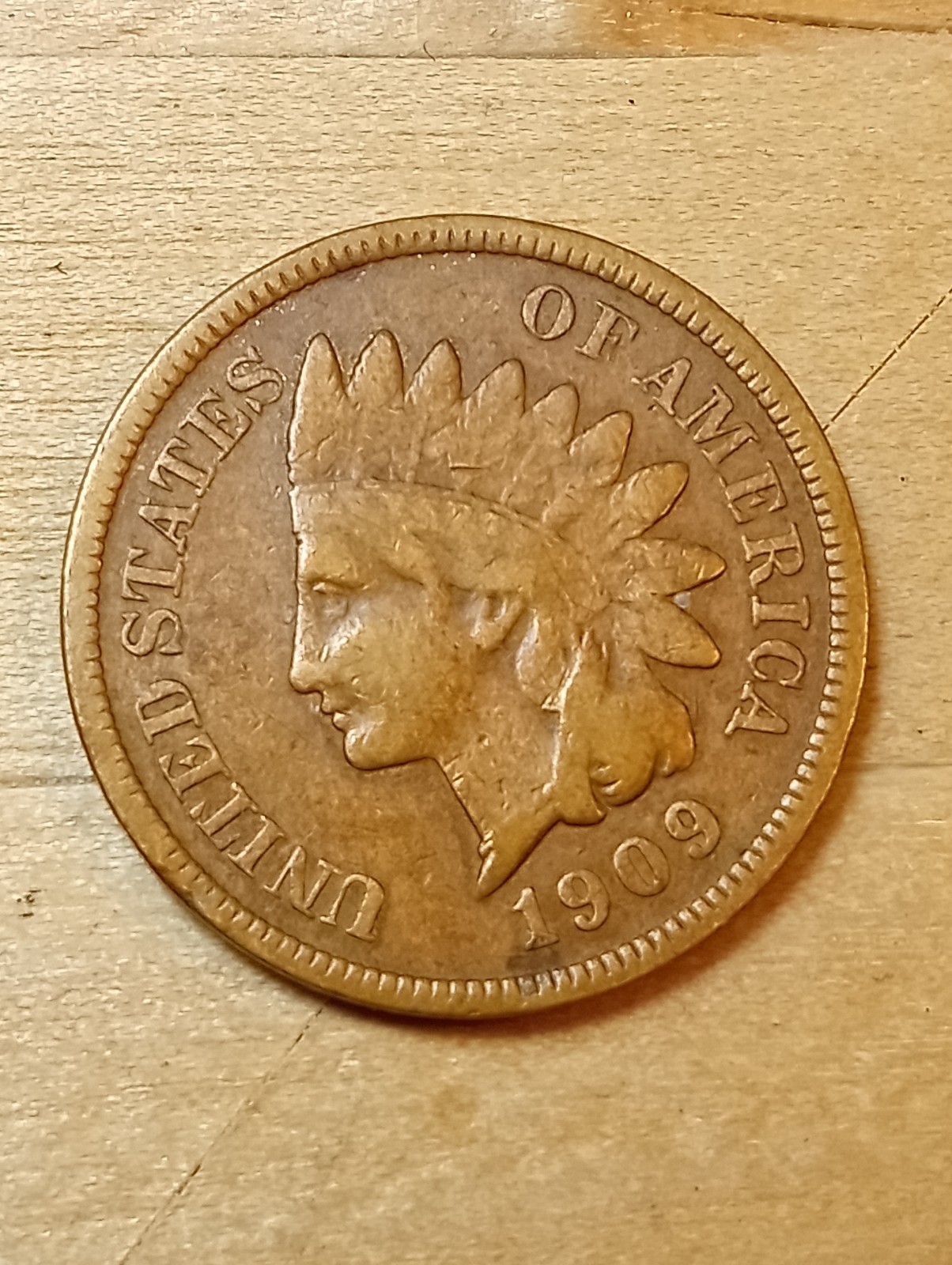 1909 indian cent BN