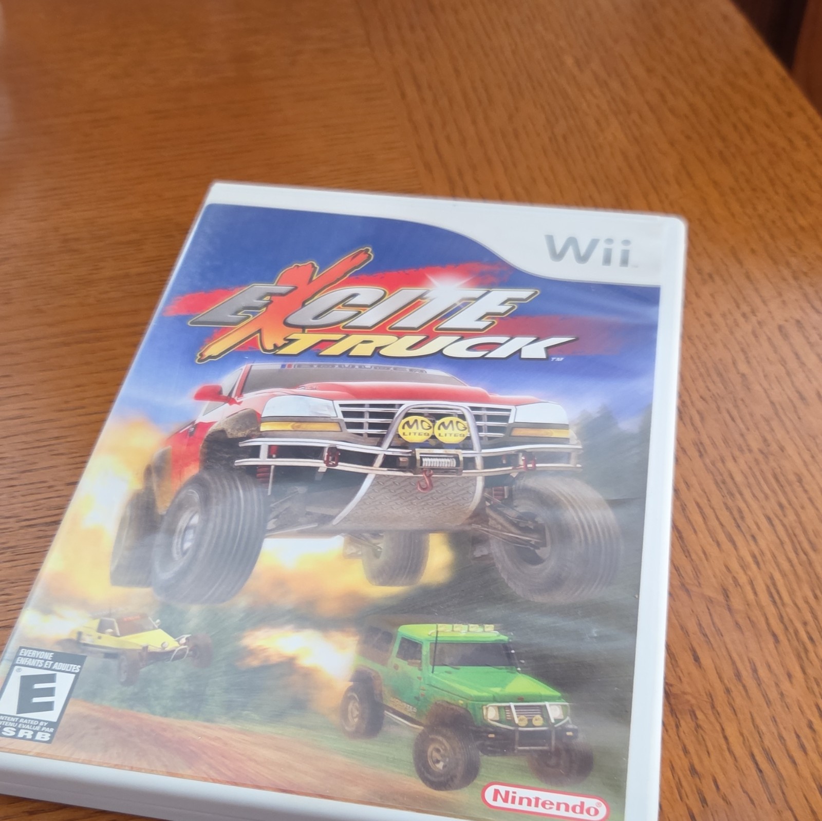 Nintendo Wii Excite Truck Case Only w/ Manual & Cover Art (NO DISC)
