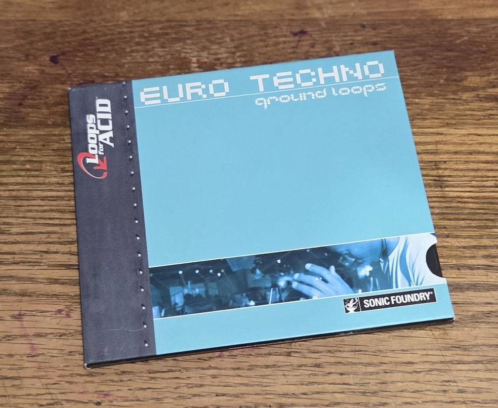 Loops for Acid Sonic Foundry Euro Techno - Sample Sound Library Sampling CD