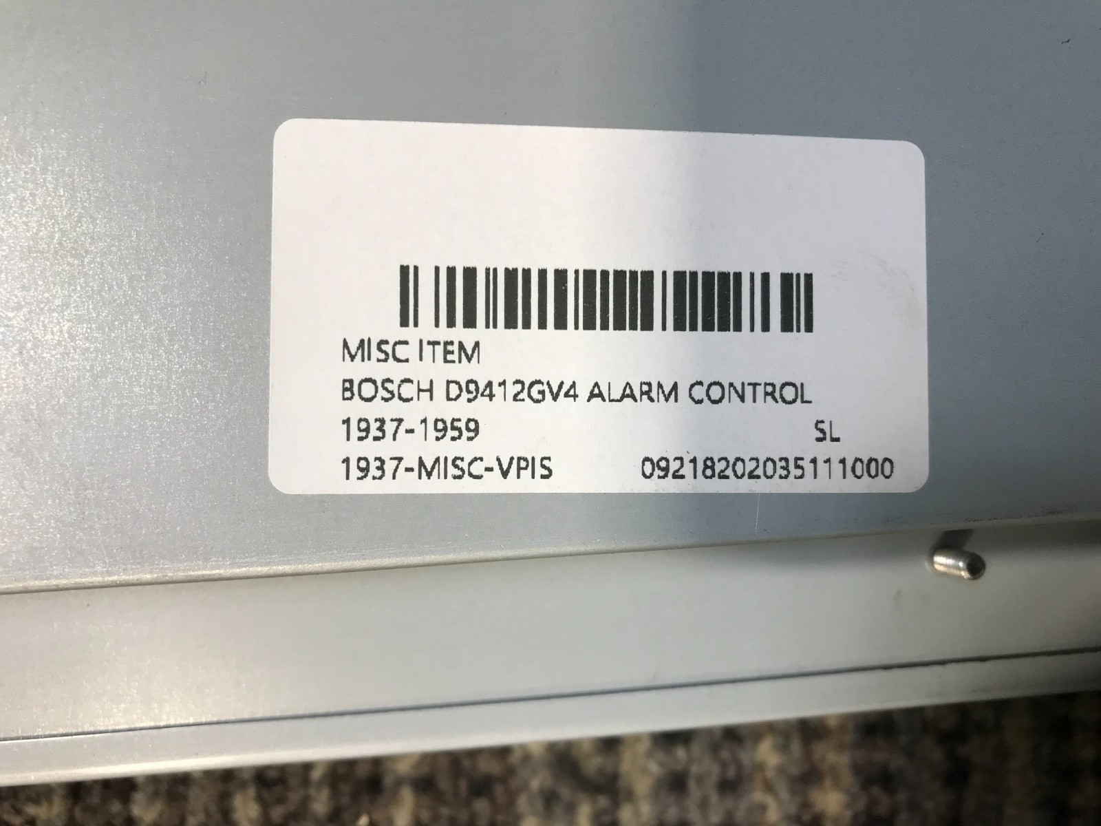 Bosch D9412GV4 GV4 Alarm Control Panel - *