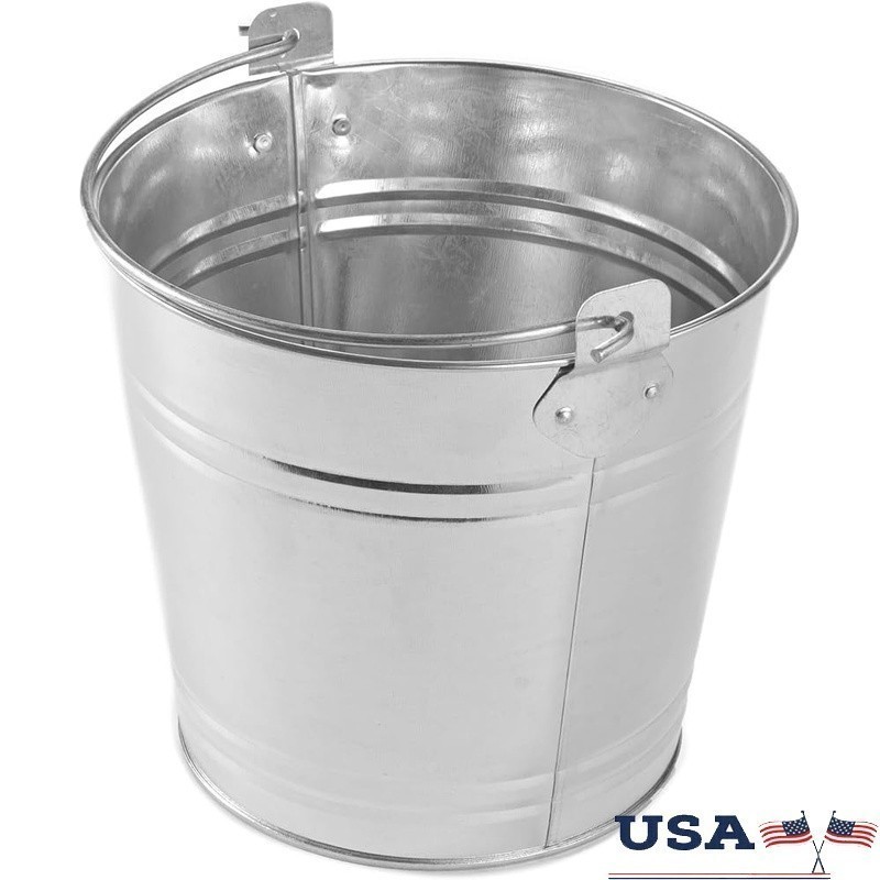 Galvanized Aluminum Round Condiment Holder Perfect Restaurants Parties Tabletop