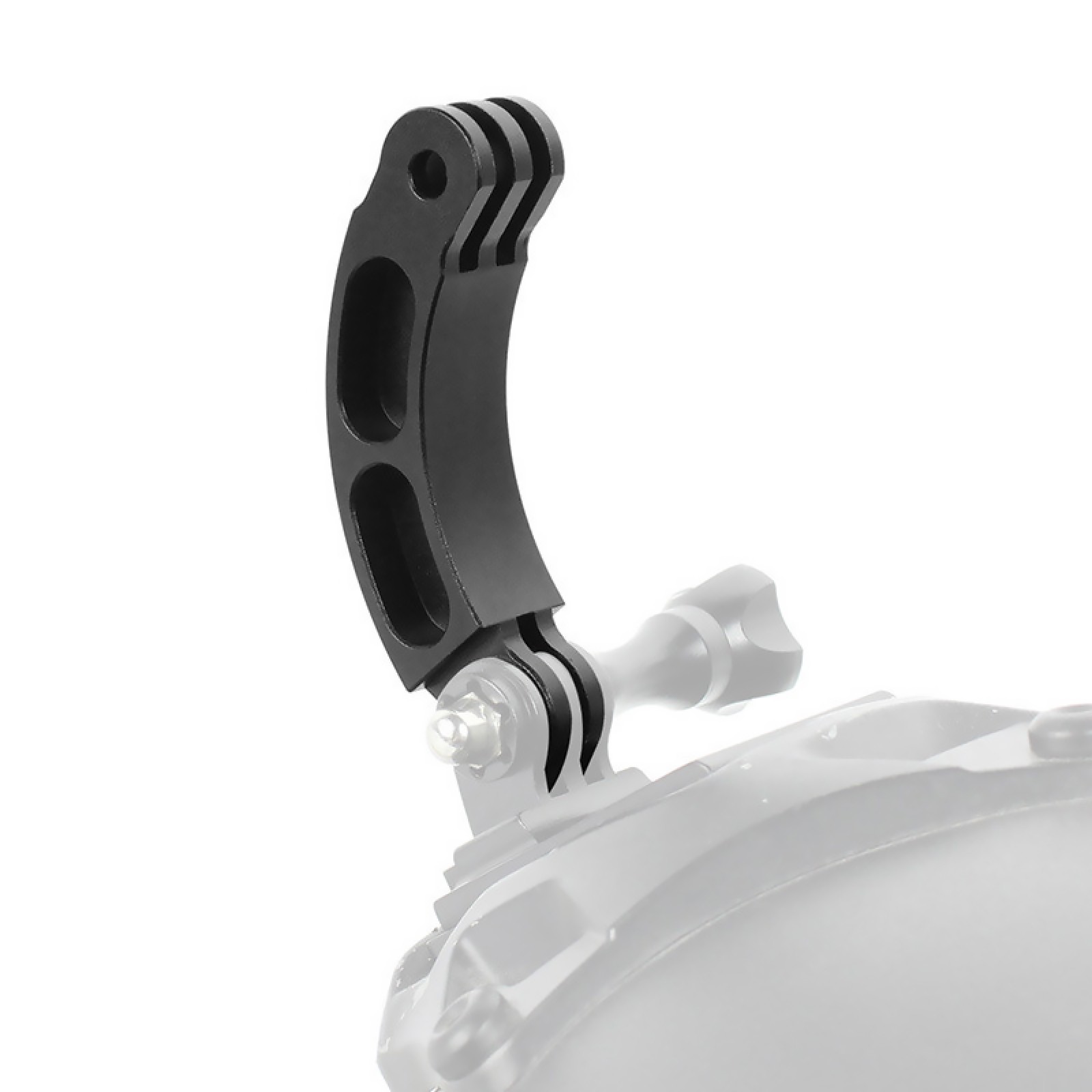 Aluminum Alloy Helmet Extension Arm Fixed Bracket for GoPro OSMO ACTION Camera B