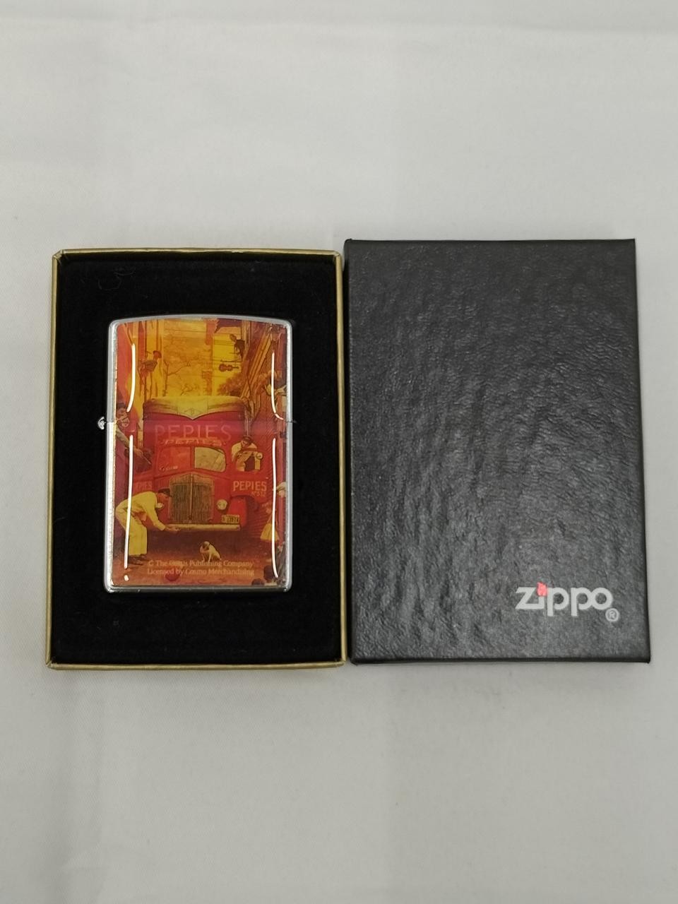 Zippo Norman Rockwell 1997 Oil Lighter