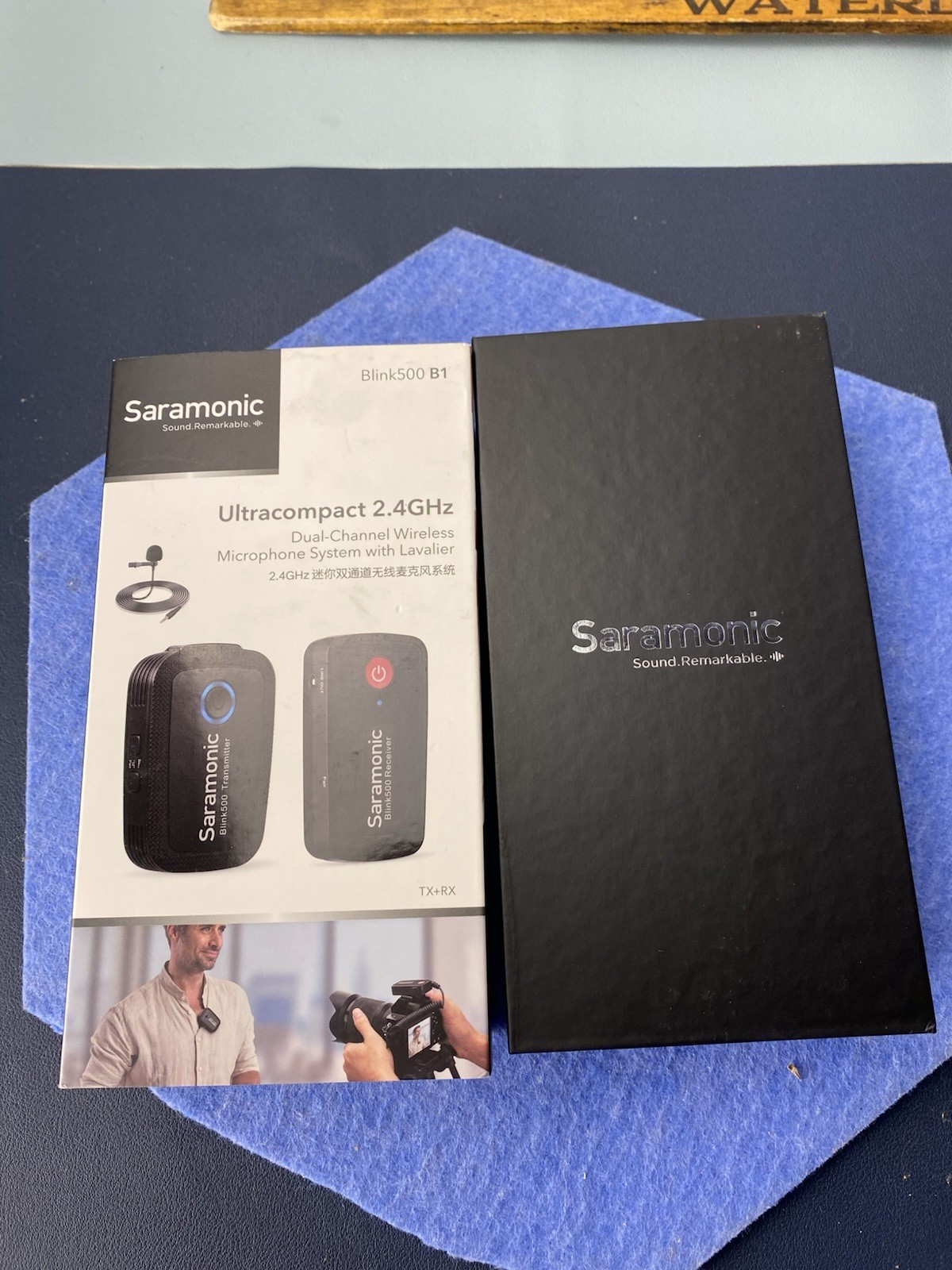 Saramonic Ultracompact 2.4 GHz Wireless Clip-On Mic System w/Lav & Dual-Reciever