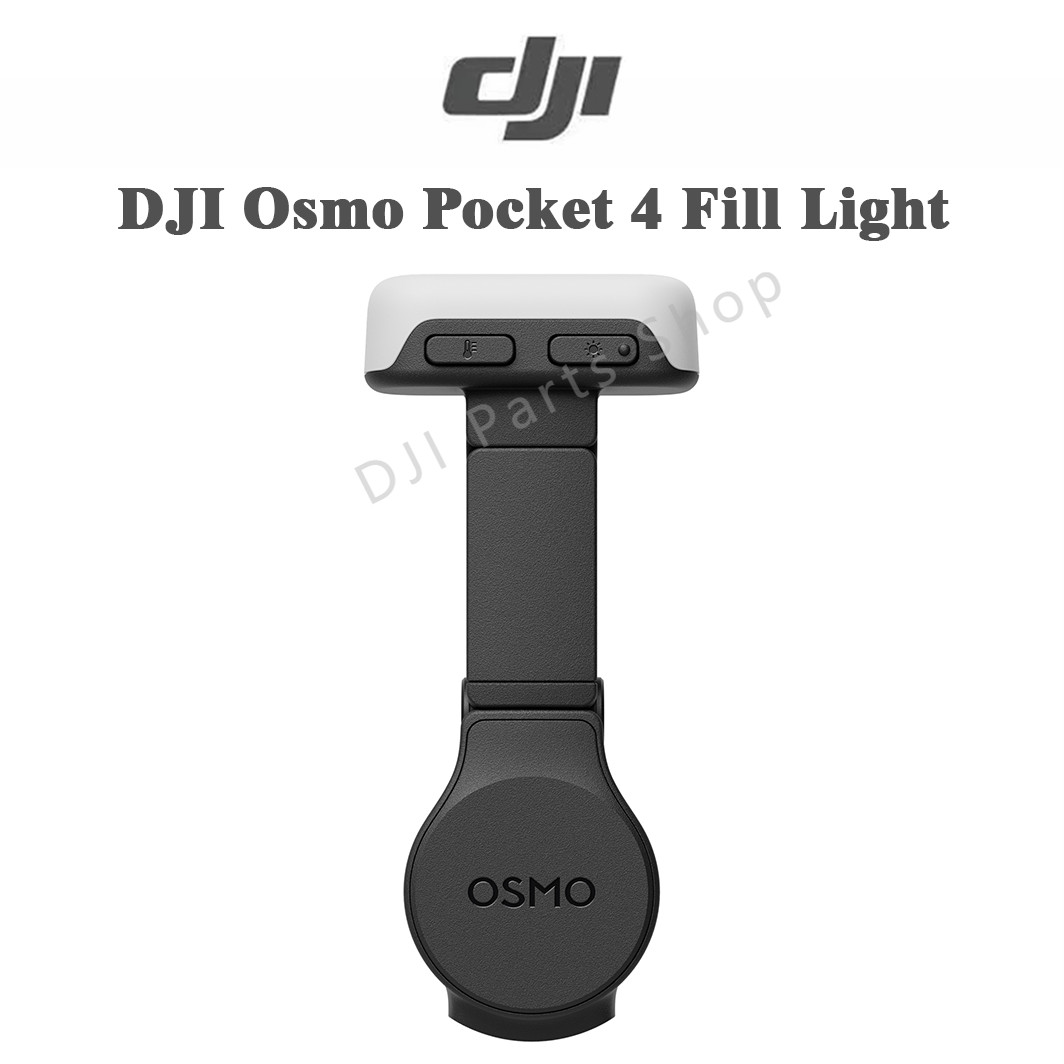 Original Osmo Pocket 4 Fill Light – Magnetic, 3-Color Temp, Low Light Fix