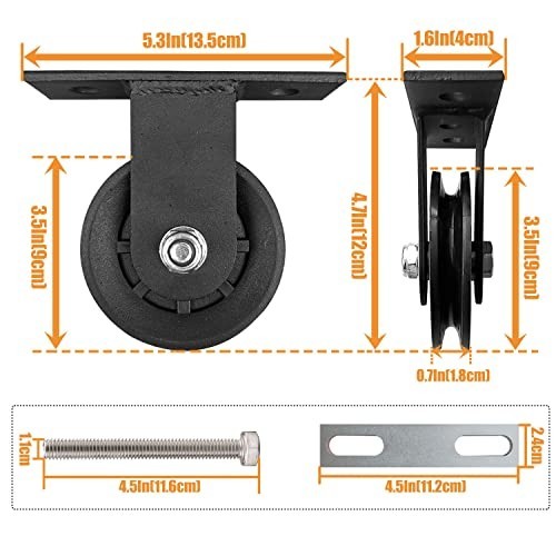 LAT Pulldown Machine Attachment - Dual Pulley System for Home Gym Power Rack