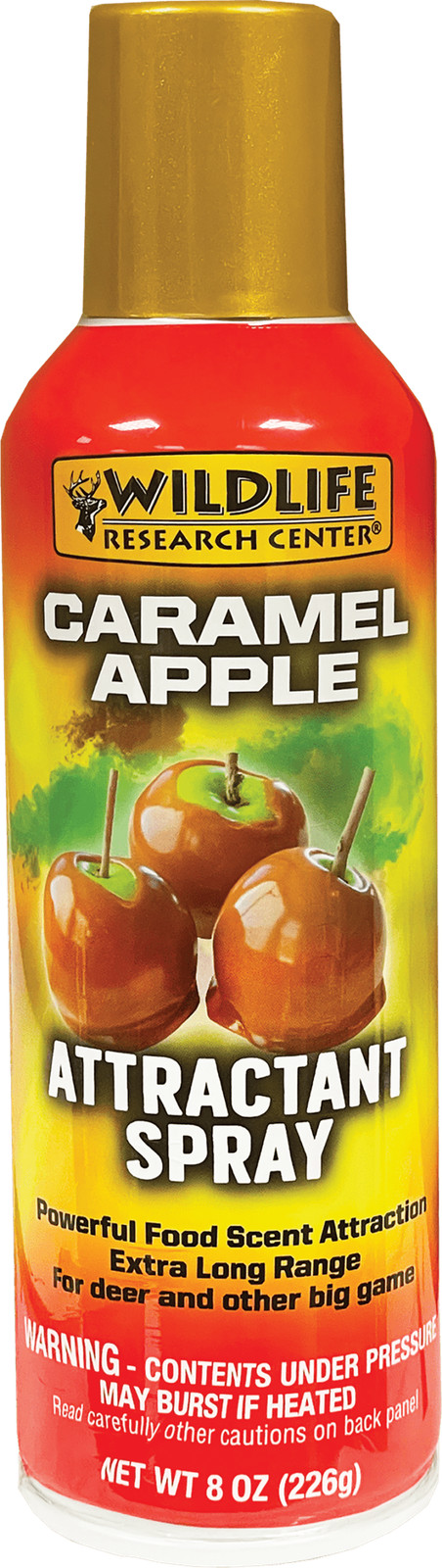Wildlife Research 736 Food Scent Attractant Spray Caramel Apple Scent 8 oz Aeros