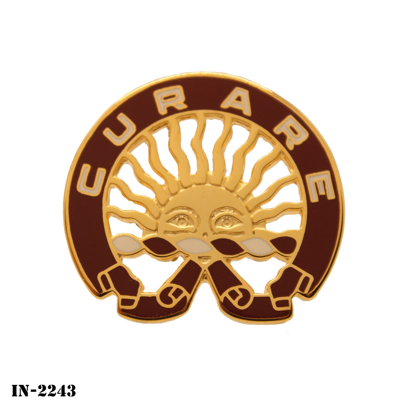 224th Support Battalion ~ Curare ~ US Army DUI Crest Pin ~ NEW NS Meyer USA