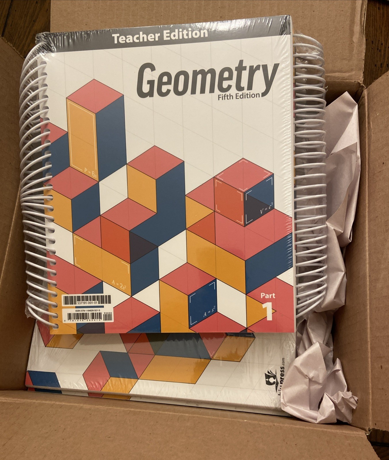 NEW BJU Press 10th grade GEOMETRY Complete Subject Kit 5th ed Box Set Math 10