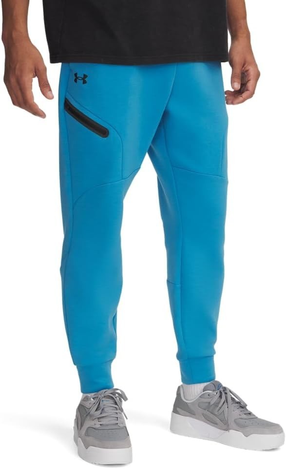 NWT Men's XL Under Armour Unstoppable Fleece Joggers Pants Ether Blue 1379808 UA