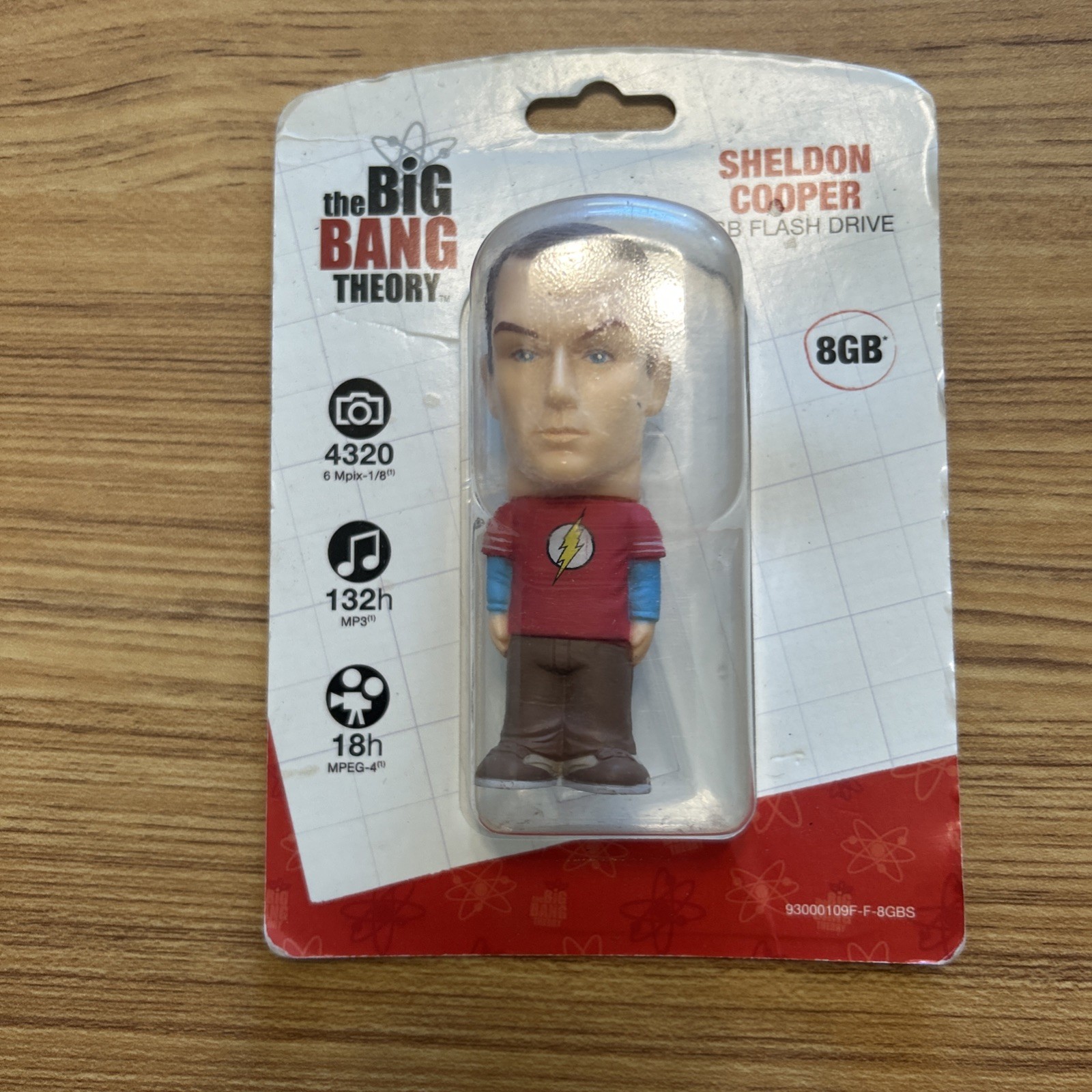 The Big Bang Theory Warner Bros Sheldon Cooper USB Flash Drive 8GB Funko