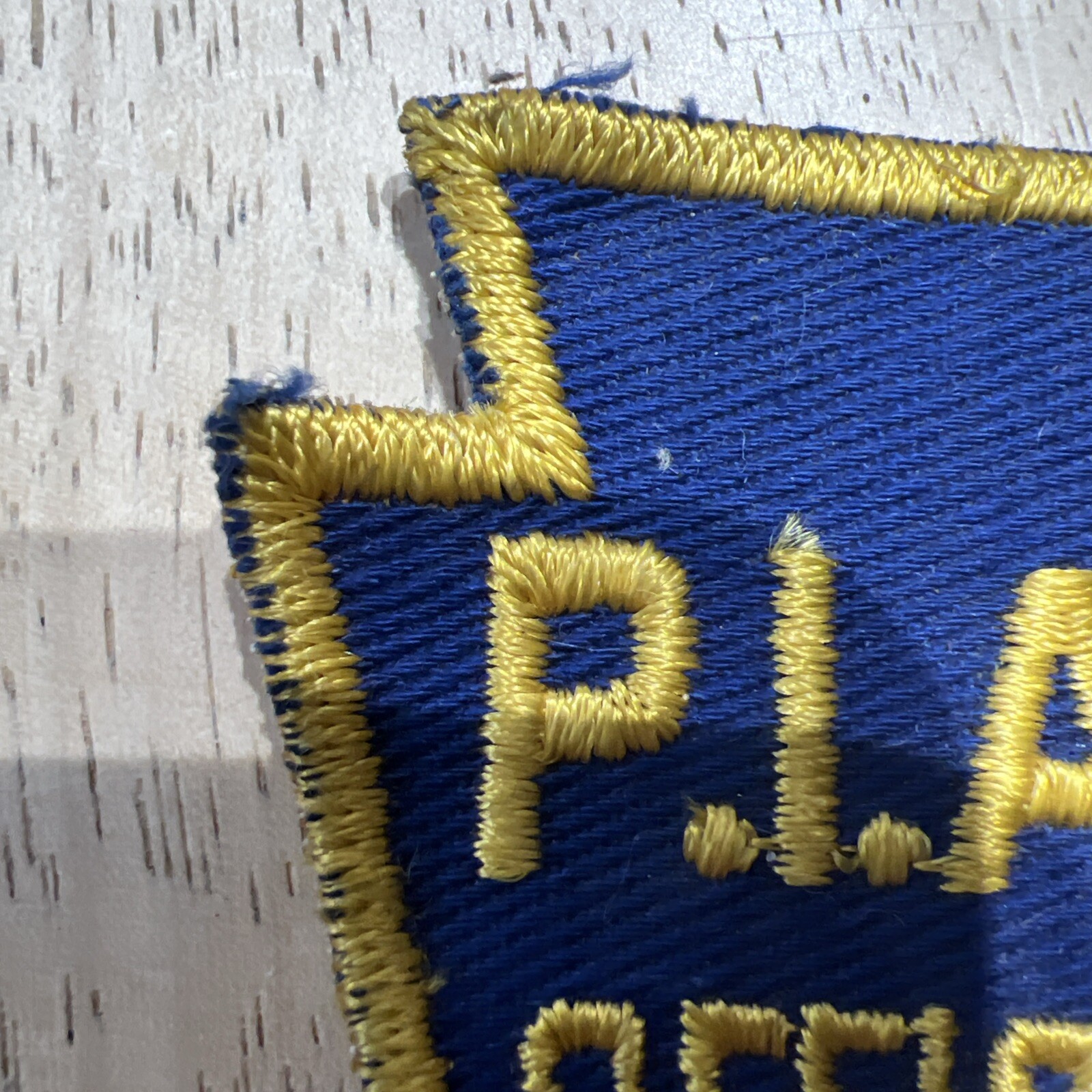 Vintage P. I. A. A. Official Patch PA Inter scholastic Athletic Association