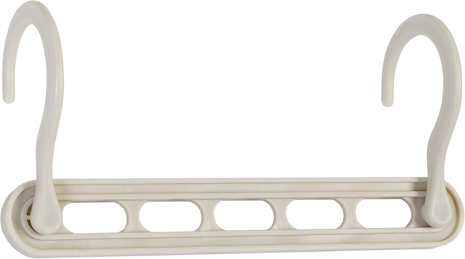 Honey-Can-Do Plastic Collapsible Cascading Space Saving Hangers White 20 Pack