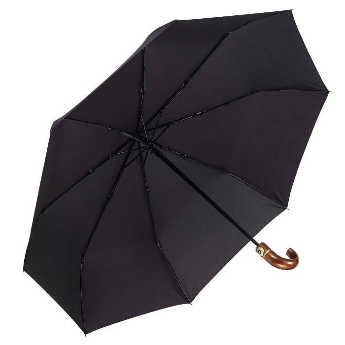 Folding AO/AC Black-3 Section Men's Folding Umbrella
