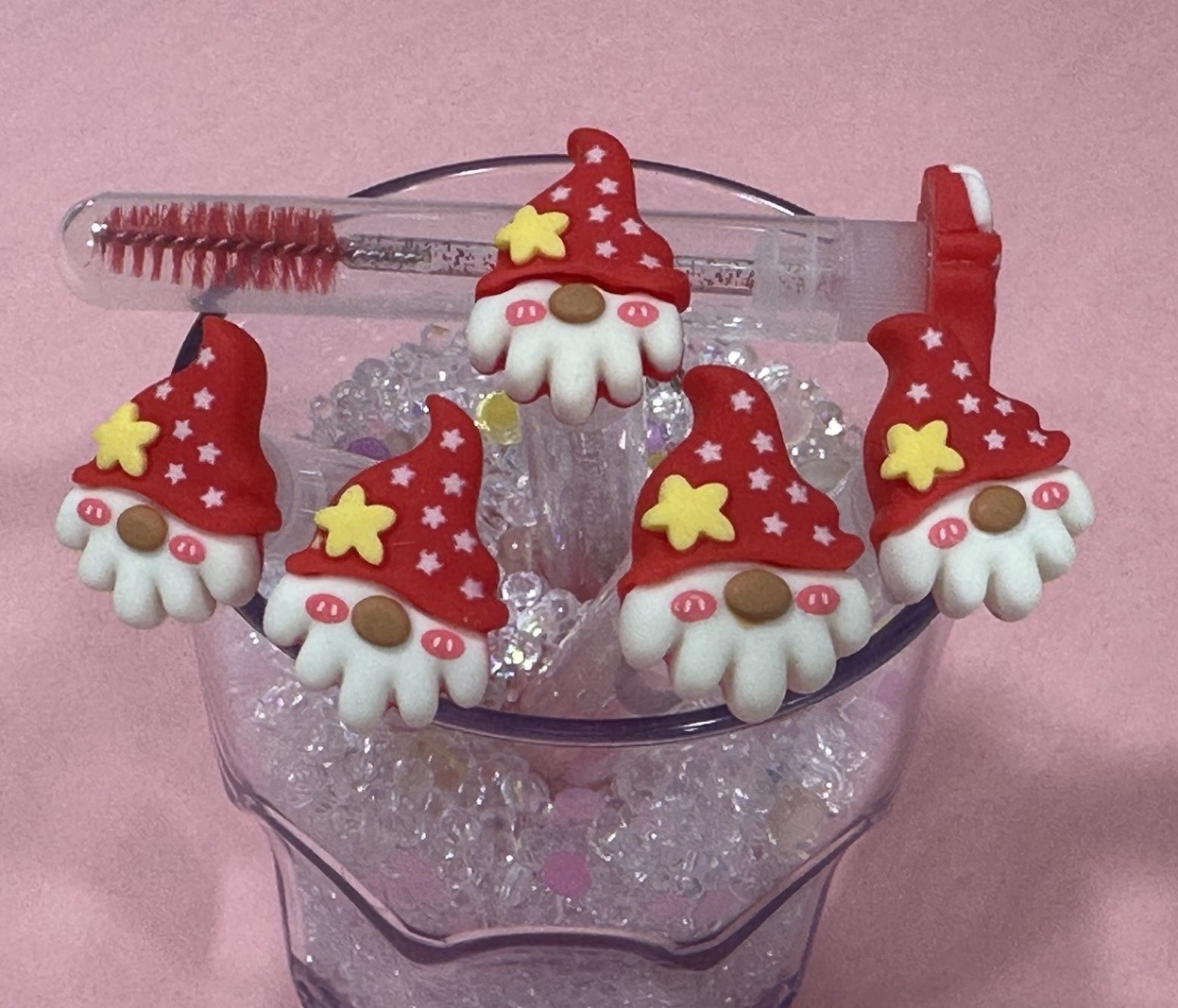 10 ct  Mascara brushes, eyelash brushes, mascara wands with tube, lash spoolies
