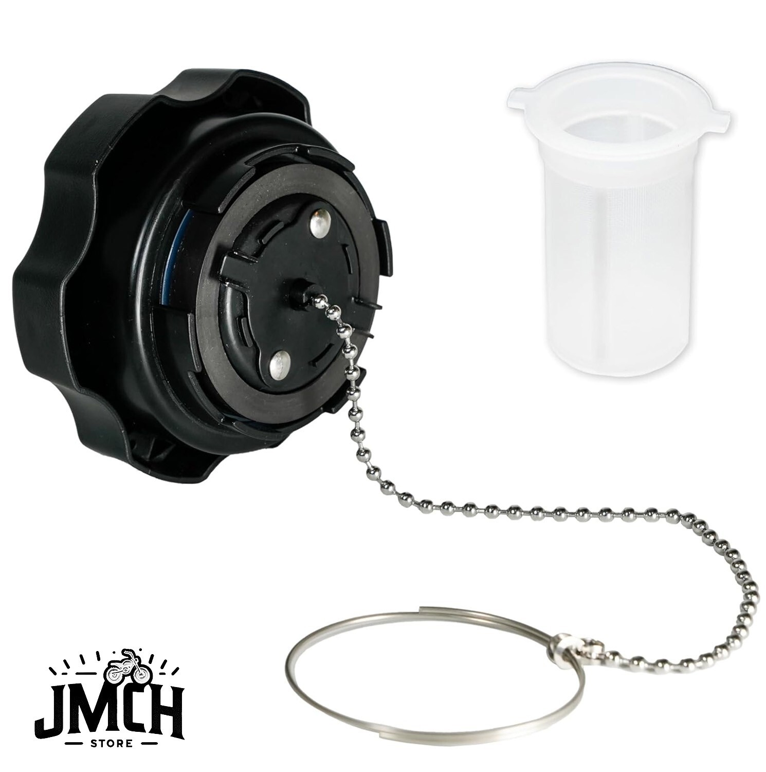 OEM Gas Fuel Cap w/Fuel Filter for Kohler SH255 SH265 SH270, Gas Lid for CH245
