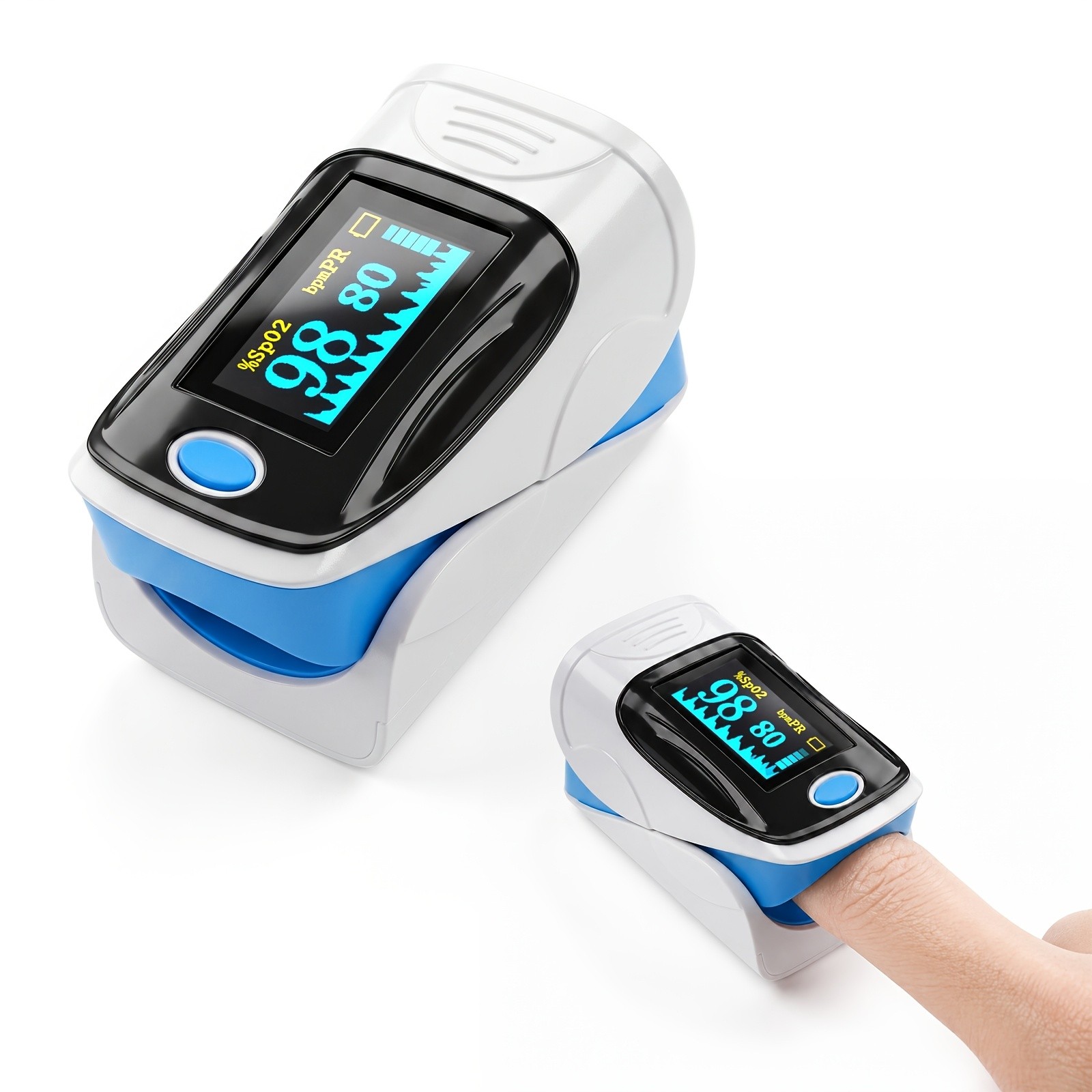 Home Fingertip Pulse Oximeter Blood Oxygen Monitor PR SpO2 OLED