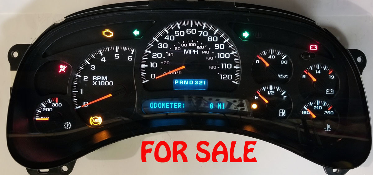 15114649 CHEVY SUB TAHOE SILVERADO SIERRA CLUSTER SOFT & ODOMETER CALIBRATION