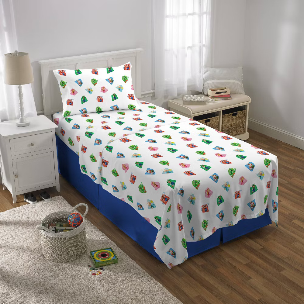 Super Mario Bros: The Movie Queen Sheet Set Fictitious Character
