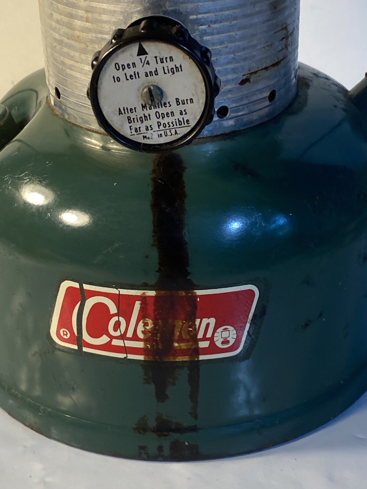 Vintage Coleman Double Mantle Big Hat Lantern 228F