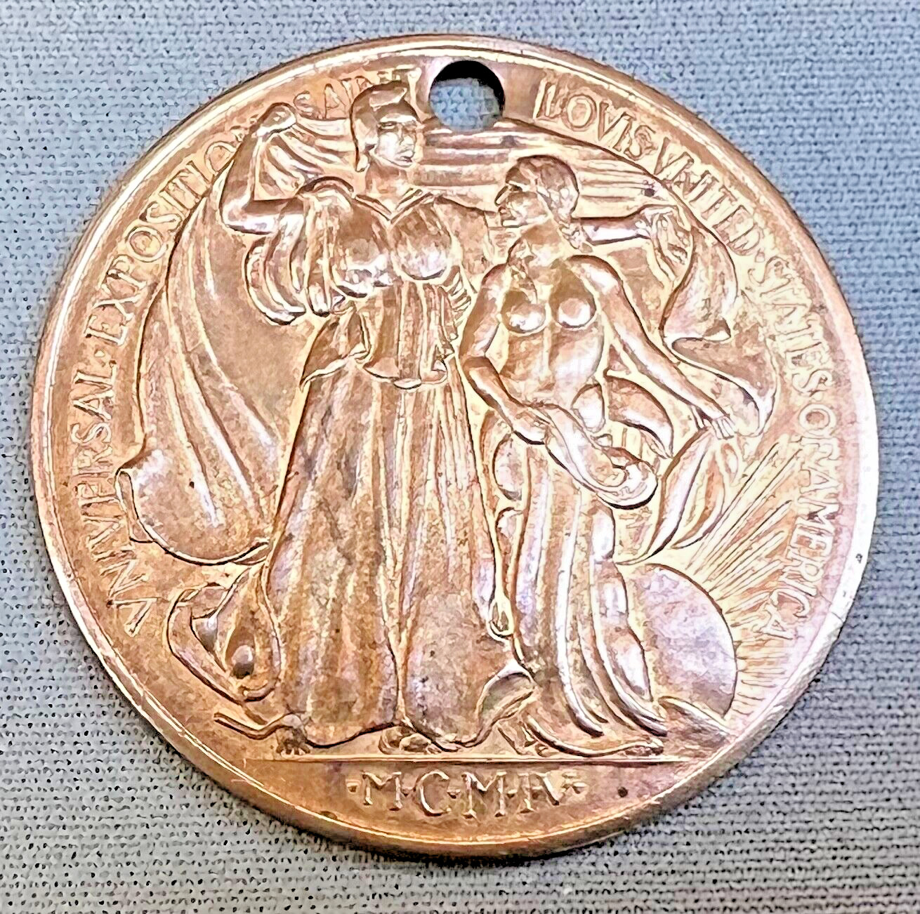 Vintage I.W. Harper Whiskey Gold Medal Replica Token