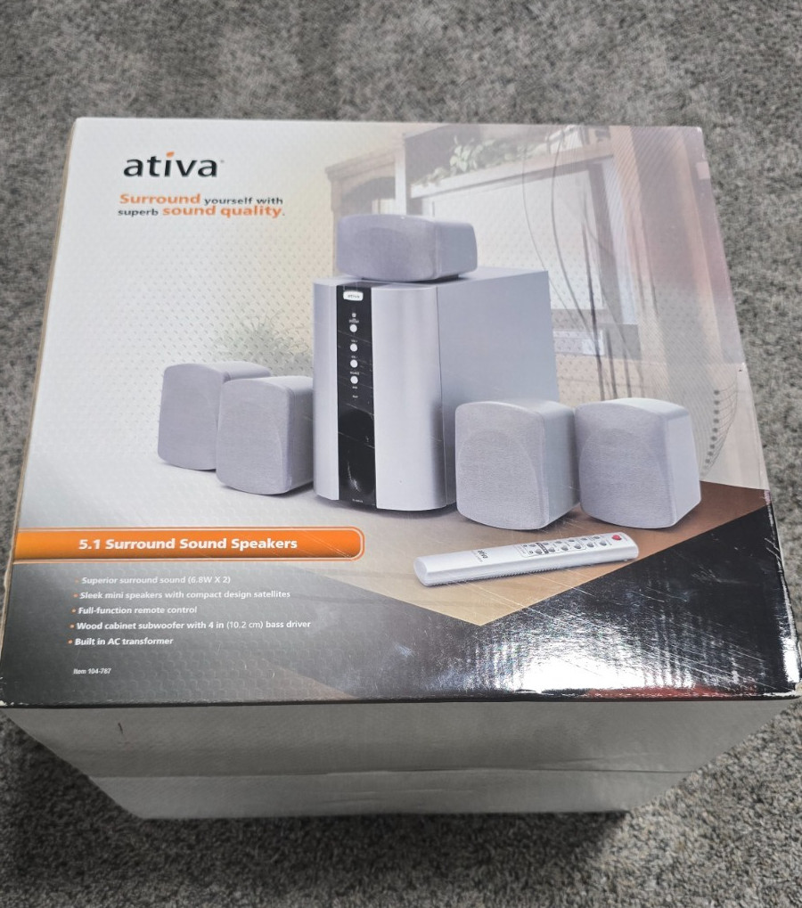 Ativa 5.1 surround sound Brand New In Box 2009