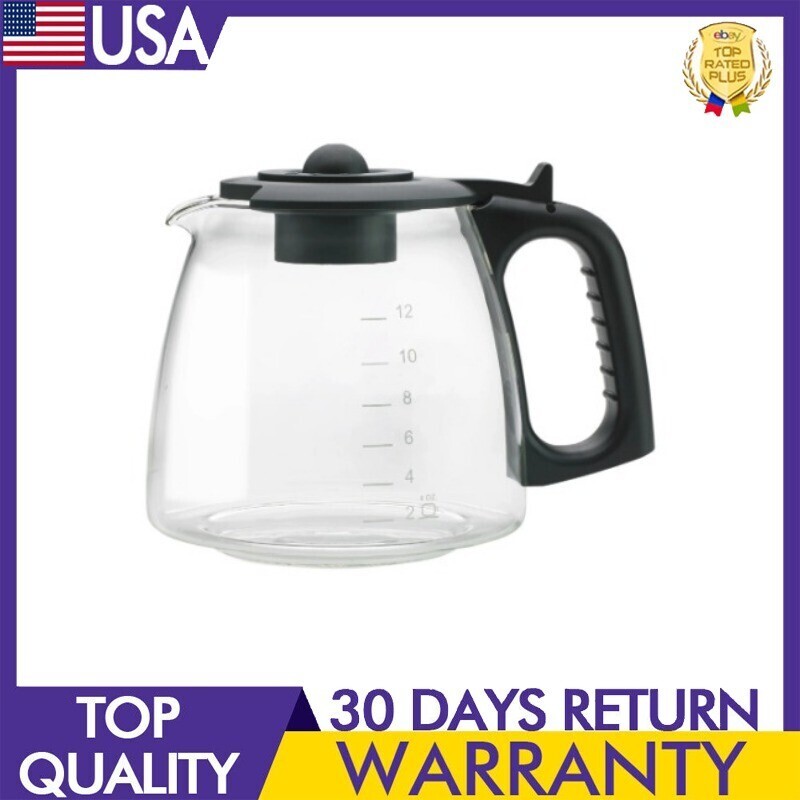 12 Cup Replacement Coffee Carafe Strong Versatile Borosilicate Glass House New