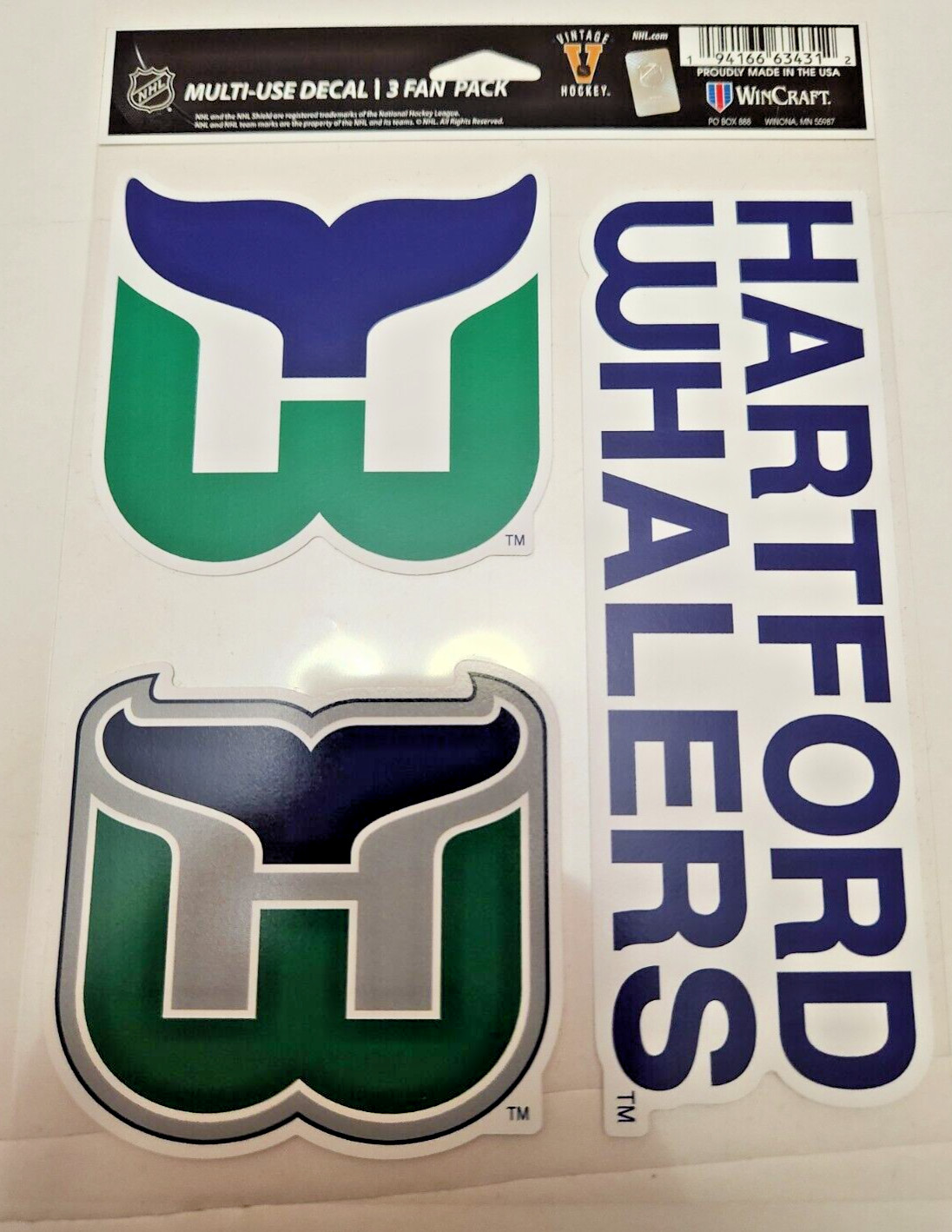 NHL Multi-Use Decal 3 Fan Pack