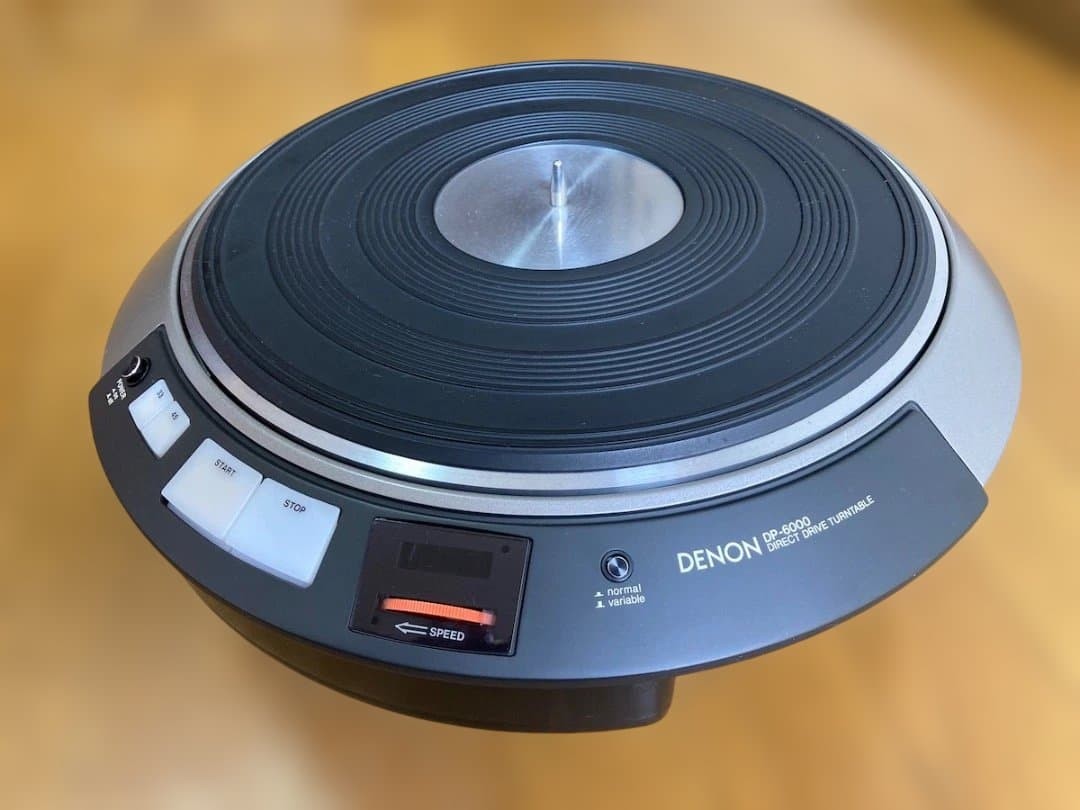Denon DP-6000 Turntable Direct Drive Vintage Japan For Parts Repair No Power