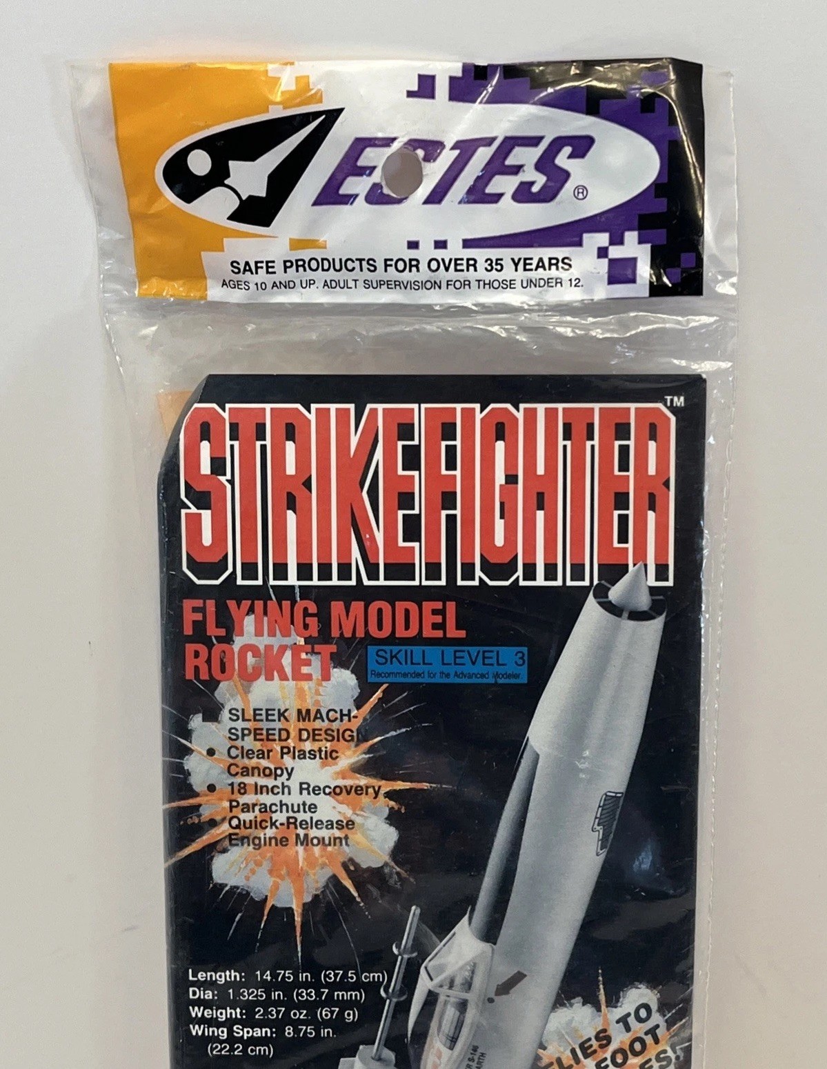 Estes Strikefighter Flying Model Rocket Kit #2015