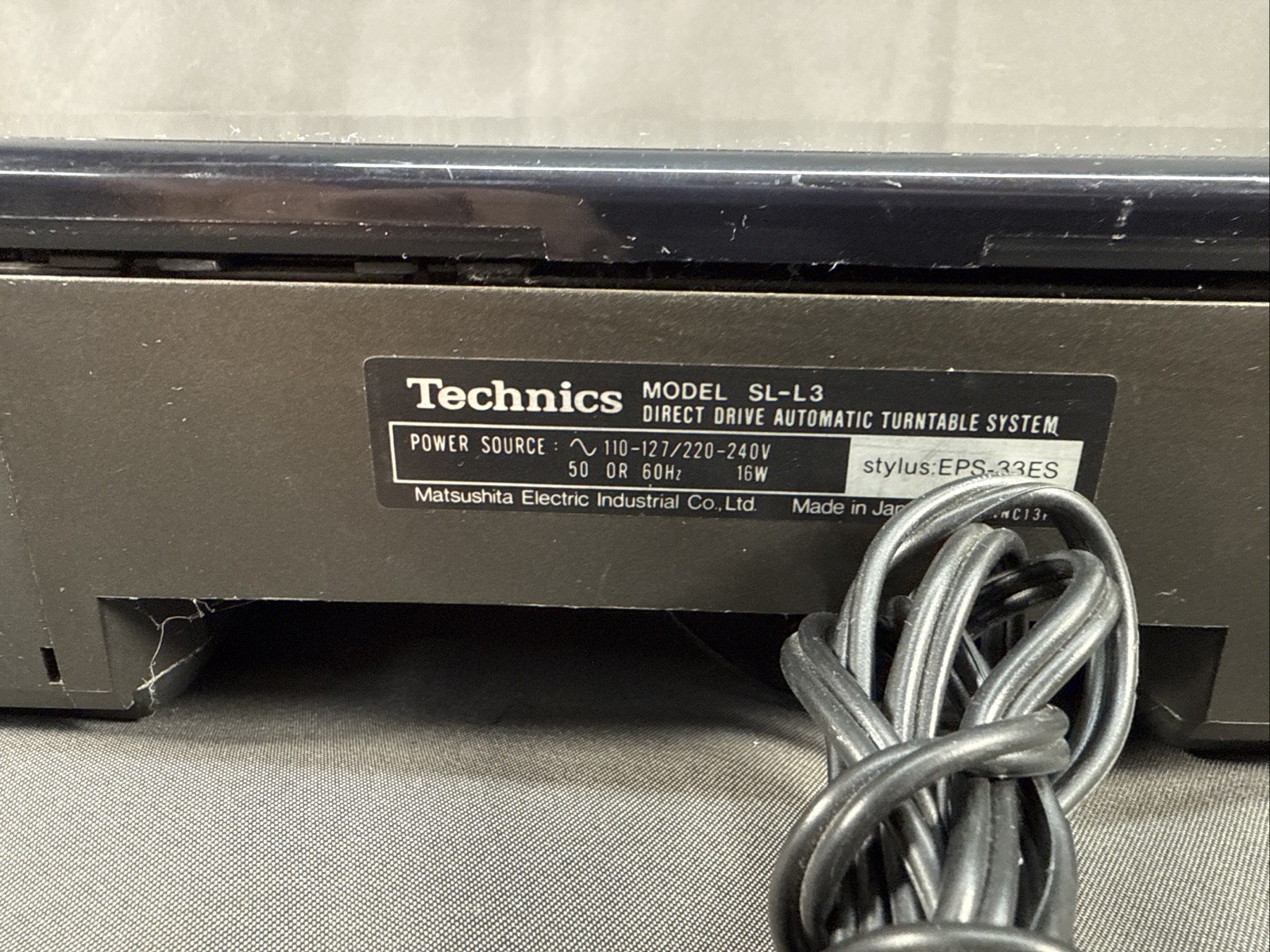 Technics SL-L3 Direct Drive Automatic Turntable READ
