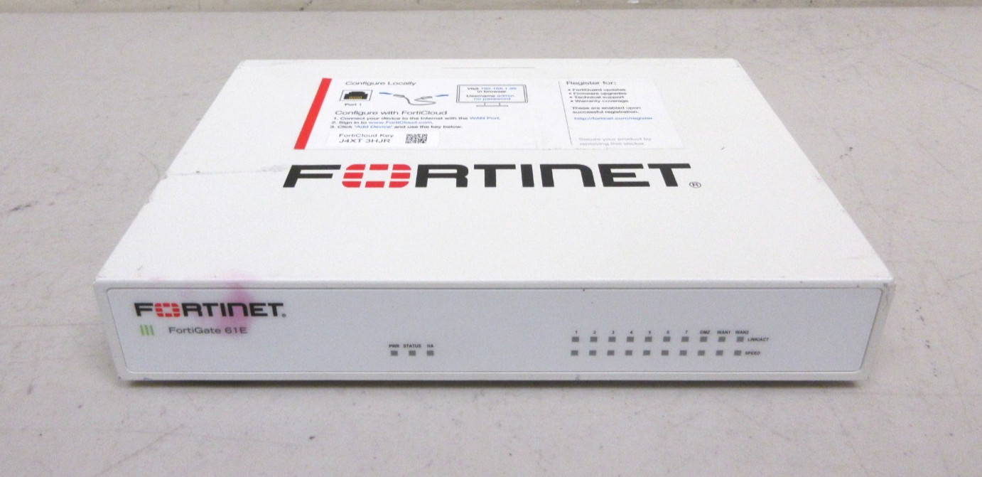Fortinet FG-61E-USG Fortigate-61E Network Security Firewall Appliance