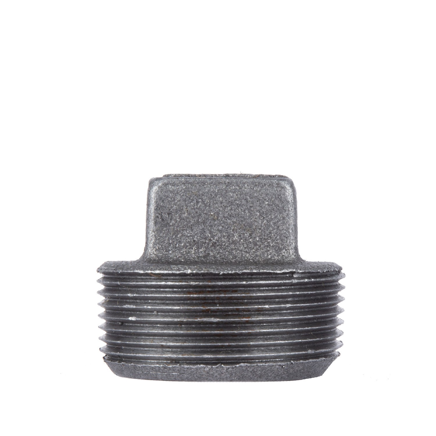 BK Products 521-807HN Black Malleable Square Head Iron Plug 1-1/2 in.