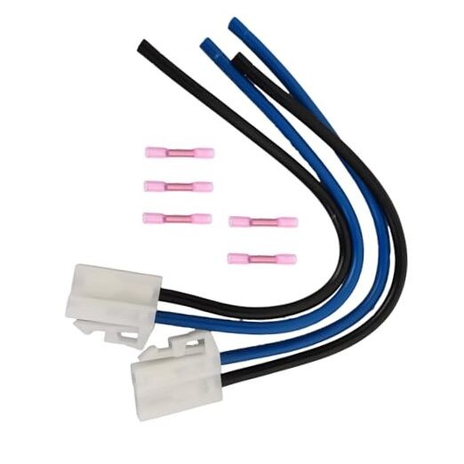 -Pin Universal Electric Cooling Fan Terminal Pigtail Plug Wire Harness 2