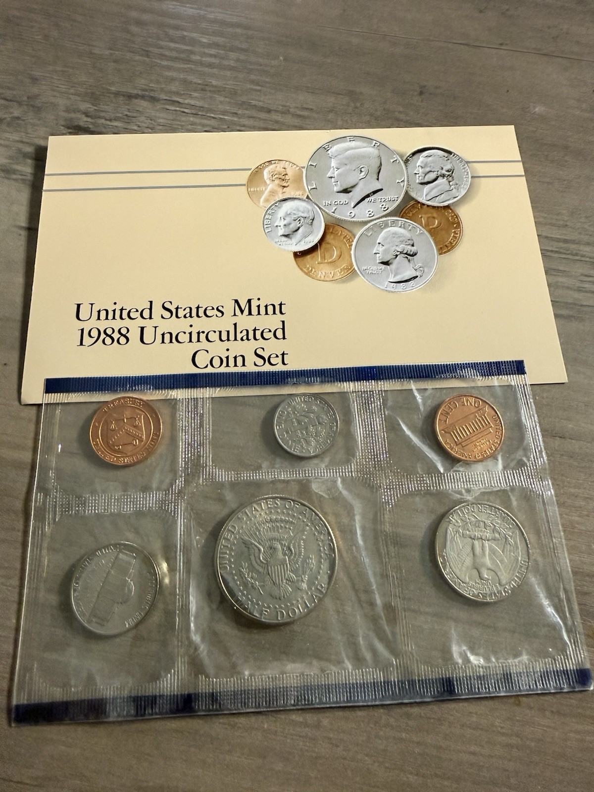 1988 US Mint Uncirculated Coin Set