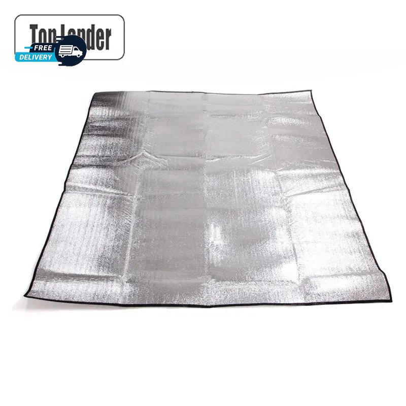 Camping Mat Foam Foil Blanket Aluminum Insulation Foam Foil Mat Sleeping Pad The
