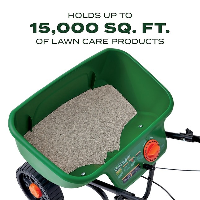 Scotts Turf Builder EdgeGuard DLX Broadcast Spreader 46-lb Capacity Compatible