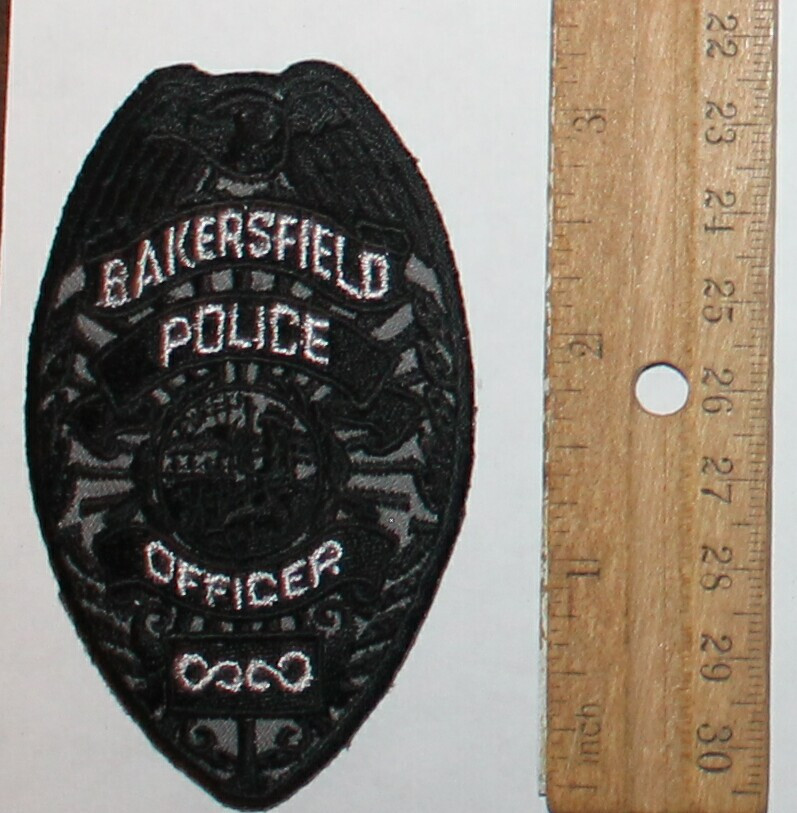 BAKERSFIELD POLICE DEPT Kern County California CA PD Subdued Tactical SWAT patch