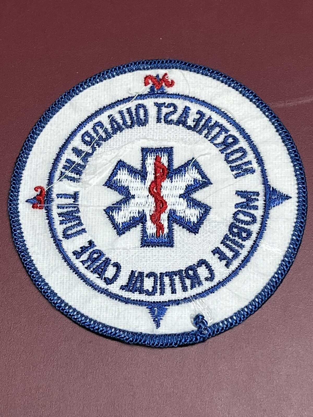 VINTAGE "NORTHEAST QUADRANT MOBILE CRITICAL CARE UNIT" PATCH