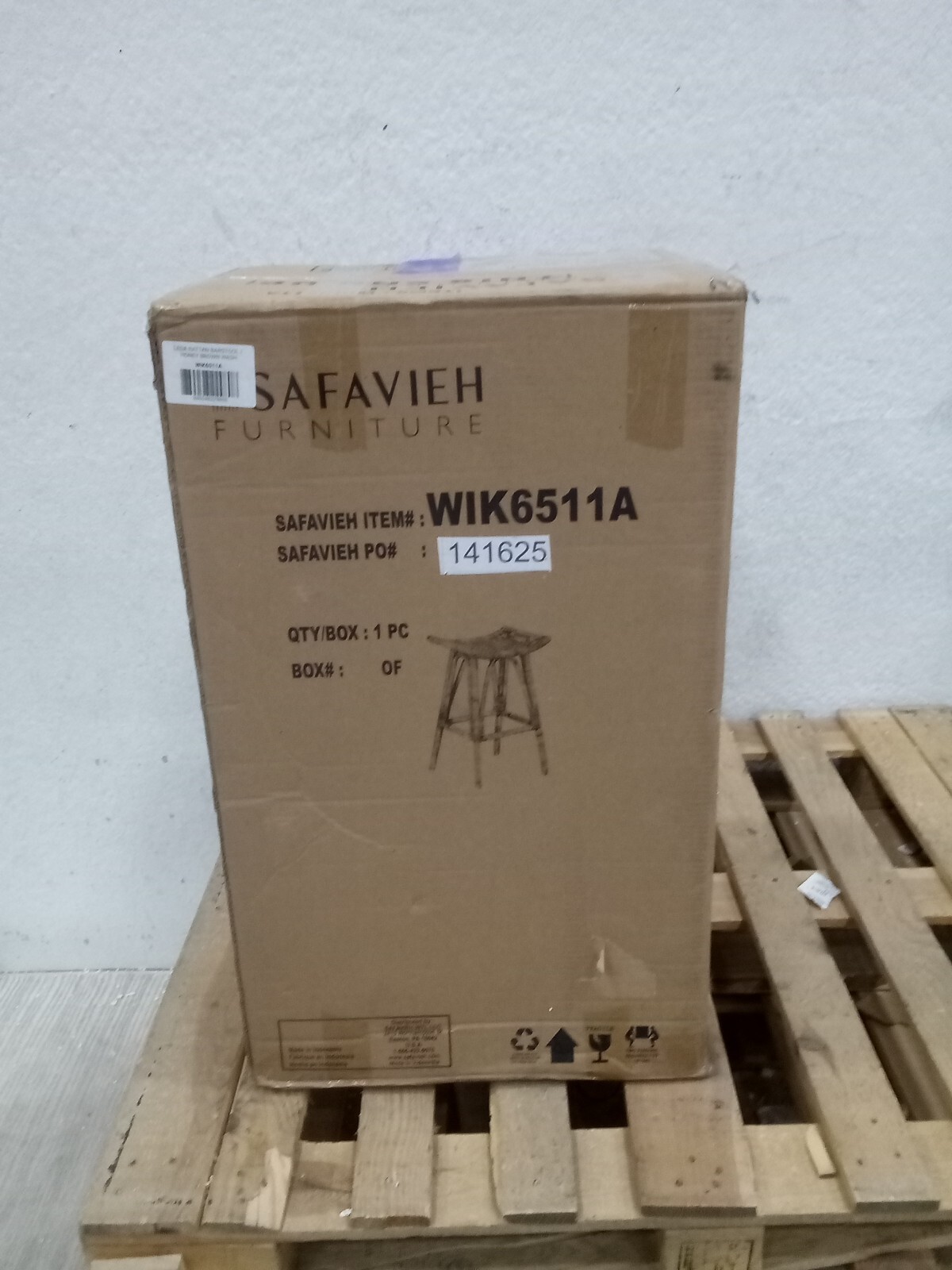 Safavieh Leda Rattan Bar Stool, Reduced Price 2172723515 WIK6511A