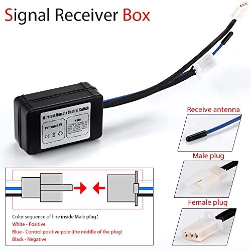 LED Light Bar Wireless Remote Control Switch On/Off Strobe Flash for Bar Light