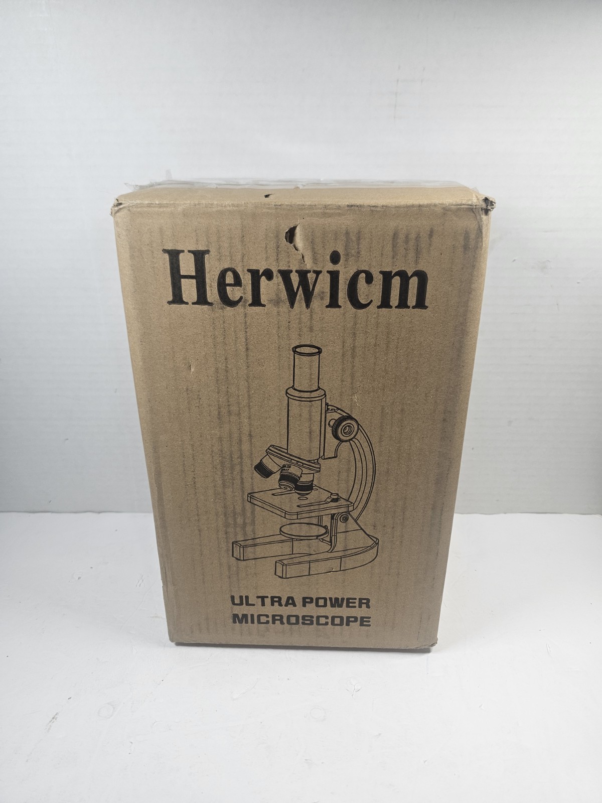 Herwicm Microscope for Kids & Adults,40X-2000X with Phone Adapter & Slides