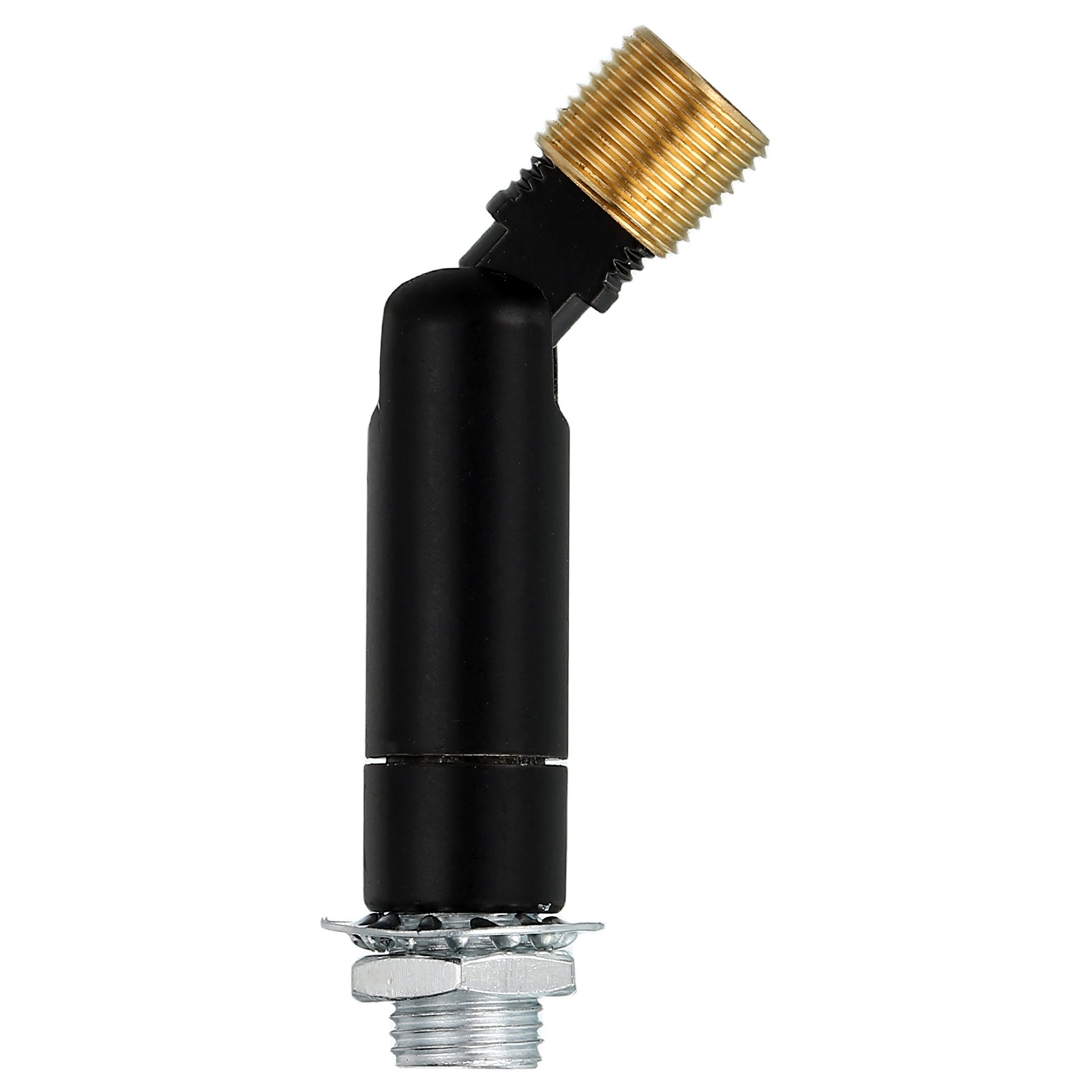 180/350 Degree M10 Thread Black 64mm x 12.6mm Sloped Ceiling Adapter