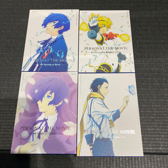 PERSONA 3 The Movie Limited Edition Blu-ray Vol. 1-4 Complete Set USED F/ Japan
